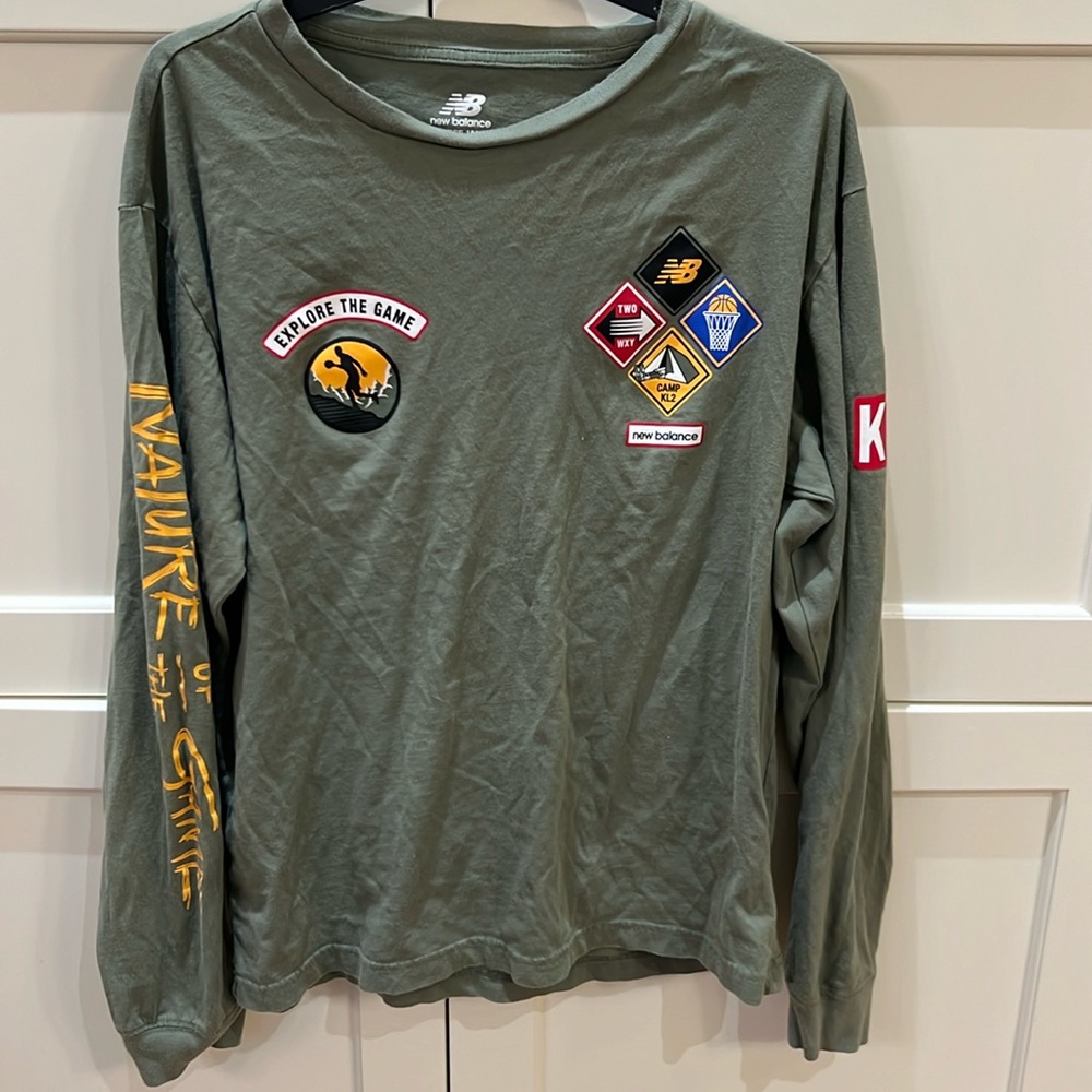 Kawhi Leonard basketball new balance shirt nature of the game long sleeve KL